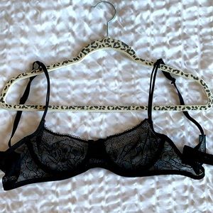 American Apparel Black Lace Bralette